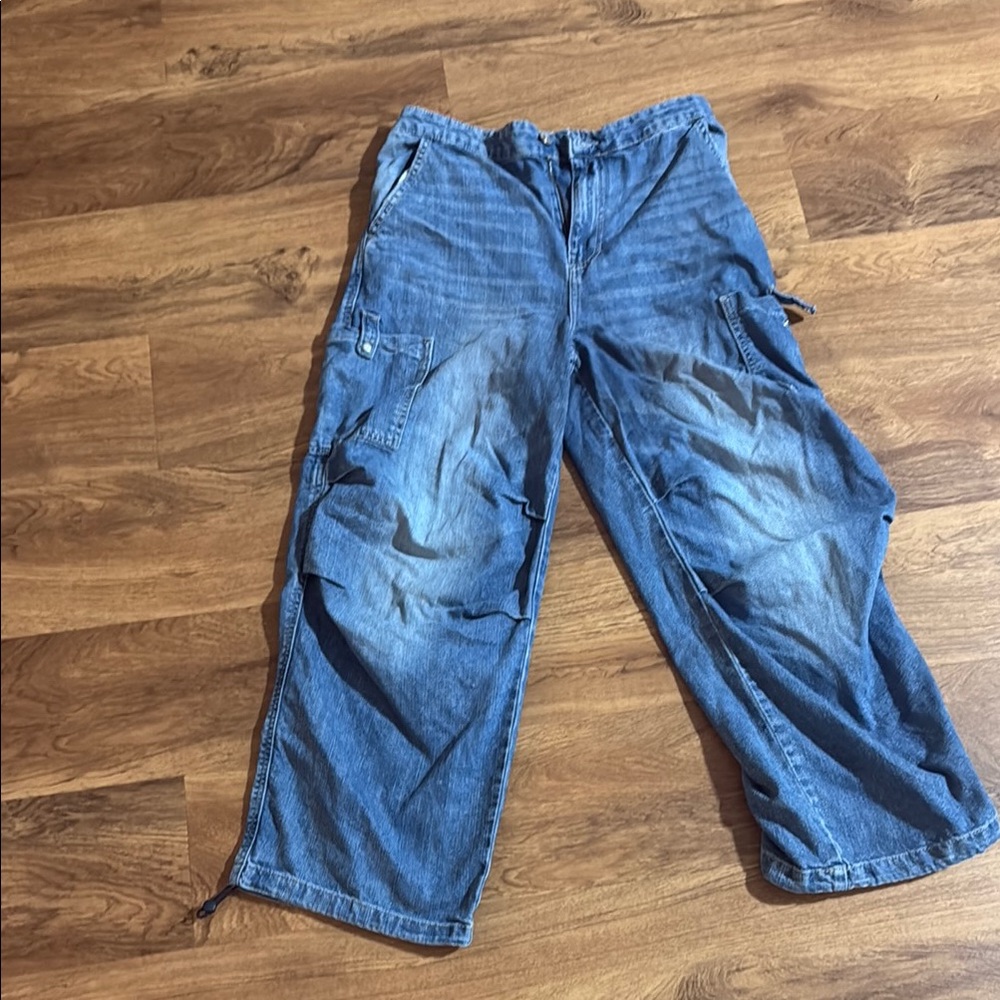 H&M Blue Boot Cut Jeans Classic Denim